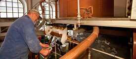Municipal master brewer Zierer Kessel in the Eslarn brewery