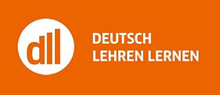DLL logo in orange and white