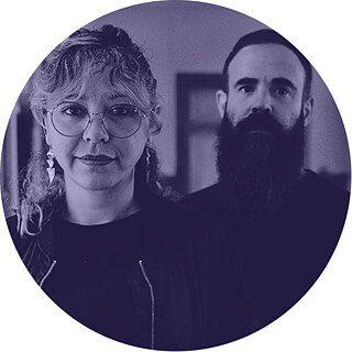 Retrato de Guely Morató y Víctor Mazón