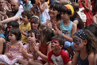 Zuschauergruppe Kinder