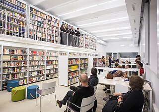 Kleiner Chor auf der Galerie der Bibliothek