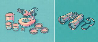 Bild im Pop-Art-Stil in Pastelltönen