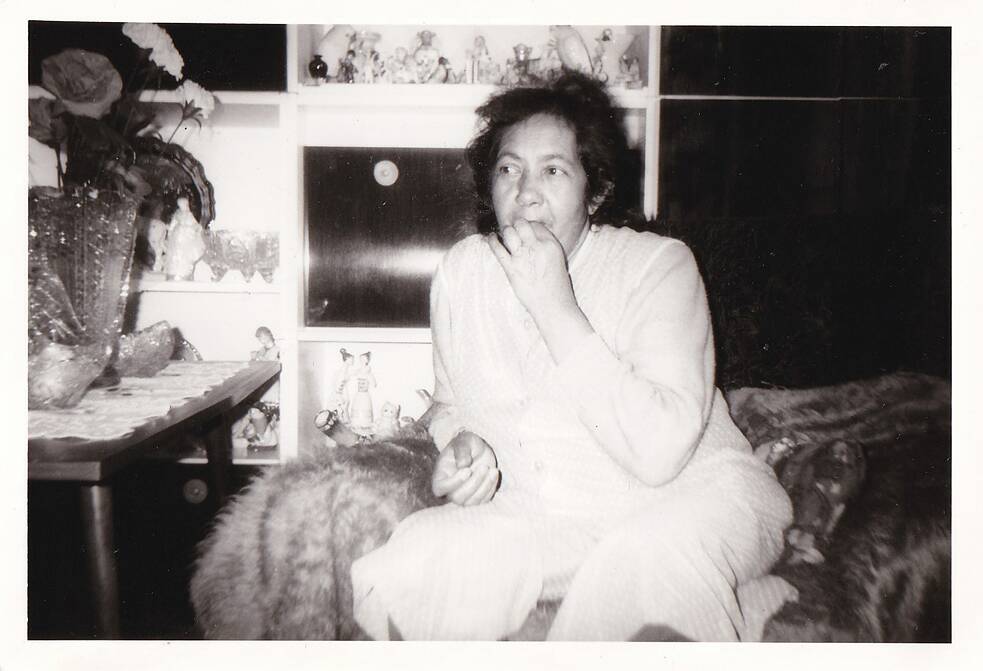 Prababka Rozália už ako vdova. Takto si ju pamätám ja. Fotené niekedy tesne predtým, než som sa narodil.