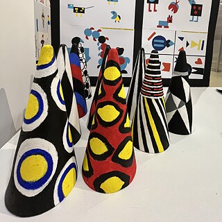 Bild aus der Ausstellung "Eine Welt ohne Grenzen. Botschafter des Bauhaus"