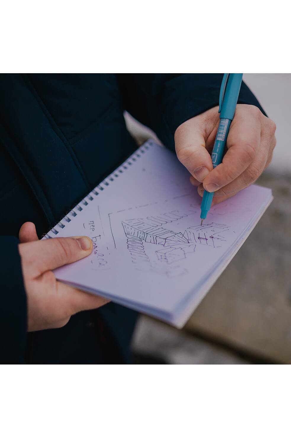 Maxʼ Skizze der Festung Charkiw