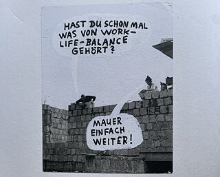 Have you ever heard of work-life balance? Just keep building the wall!