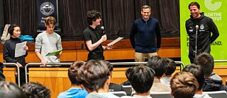 Soccer Talk with Roman Weidenfeller and Marc Lingenhoff from Borussia Dortmund (BVB) and students from Stuyvesant High School in New York City