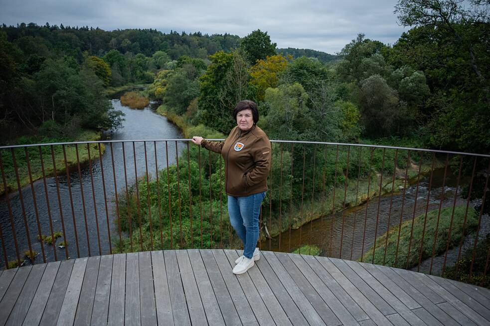 Rita Krompalcienė, sprievodkyňa a správkyňa návštevníckeho centra.