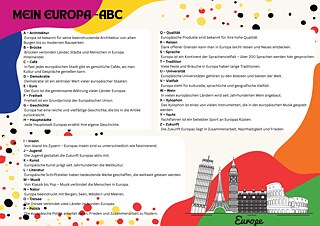 αφίσας «Mein Europa-ABC»