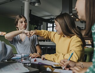 Workshop at a school