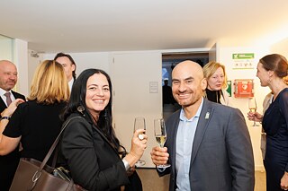 Empfang: Annamaria DiGirogio, Amilcar Vargas