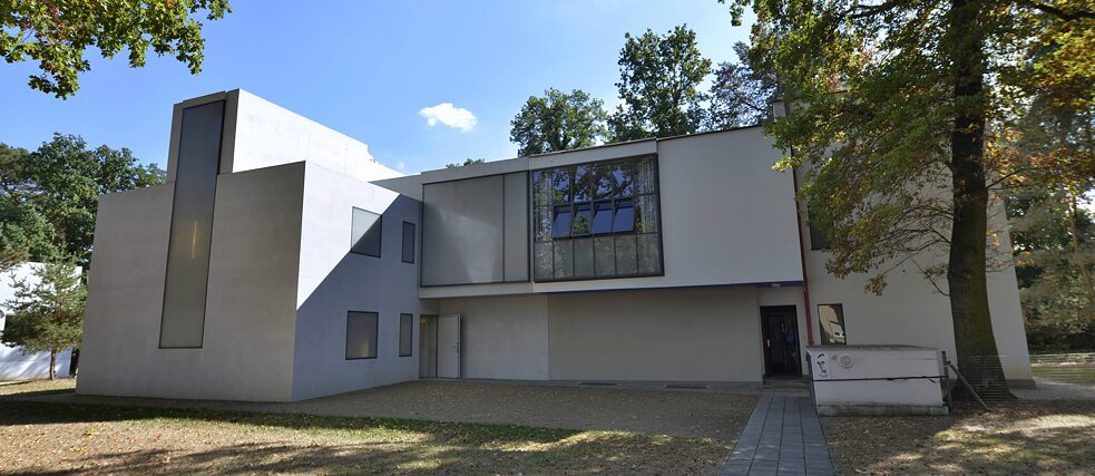 Dessau. Haus Moholy-Nagy/Feininger, Meisterhaussiedlung, Ebertallee, Dessau, Sachsen-Anhalt, Deutschland