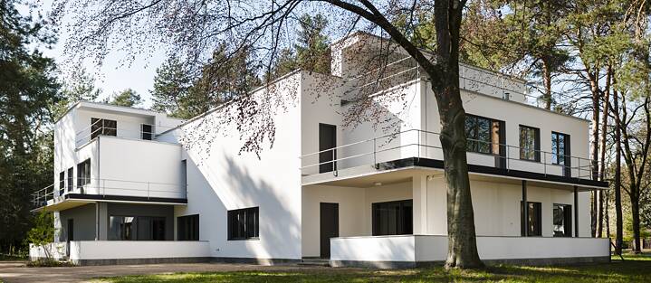 One of the three Master’s Houses: the artists Wassily Kandinsky and Paul Klee designed the interior of Walter Gropius’ Kandinsky-Klee House, which their families lived in until 1933.