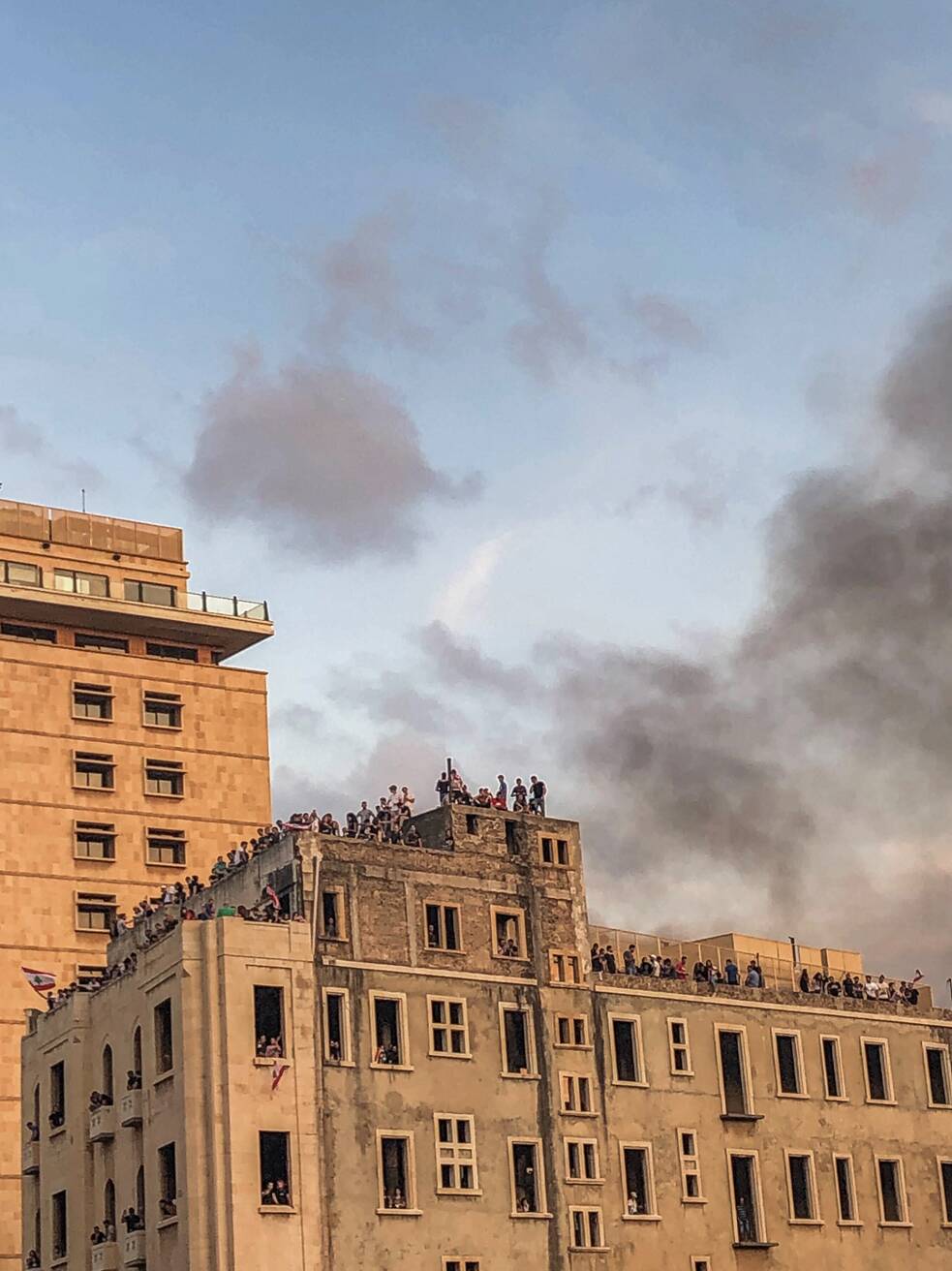 Proteste gegen die Regierung im Libanon.