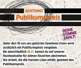 Poetry Wettbewerb Publikumspreis