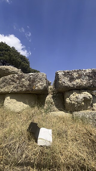 The aesthetics of resistance in front of the old Zeus altar in Pergamom