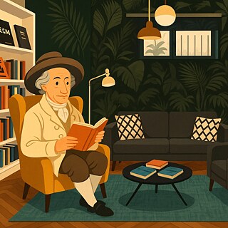 Goethe in der Bibliothek des Goethe-Instituts