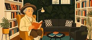 Goethe in der Bibliothek des Goethe-Instituts