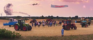 Szene aus dem Film „Rote Sterne überm Feld“