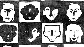 Jede Menge schwarz-weiße Masken