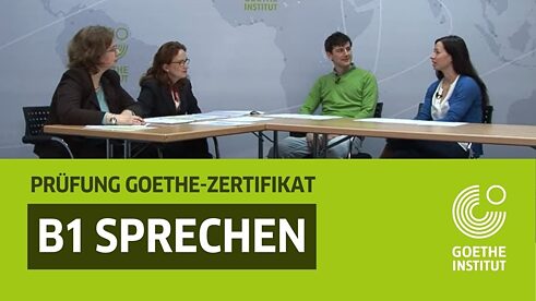 Goethe-Zertifikat B1 - ustni izpit
