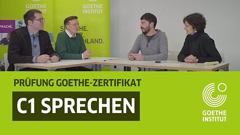 Goethe-Zertifikat C1 - mündliche Prüfung