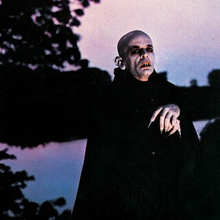 Klaus Kinski (Nosferatu) in einer Szene des Films "Nosferatu - Phantom der Nacht" von Werner Herzog
