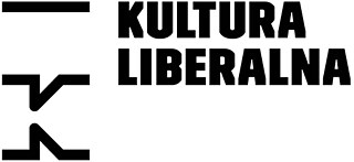 Logo Kultura Liberalna – Grafik bestehend aus horizontal gesetztem Schriftzug 'Kultura Liberalna' in Schwarz auf weißem Hintergrund