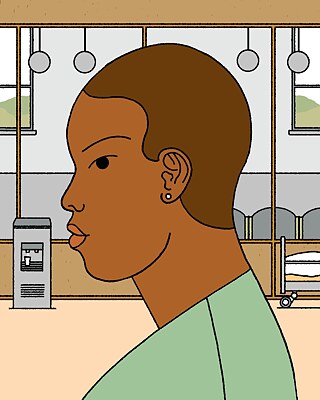 Porträt von Pflegekraft Malika