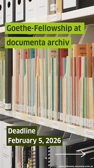 Goethe-Fellowship at documenta archiv 