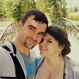 Denys Bondarev a Tetiana Vacenko-Bondareva se seznámili, když jemu bylo 19 let a jí 15