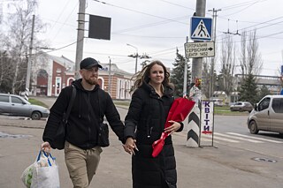 Oleksandr a jeho priateľka Júlia