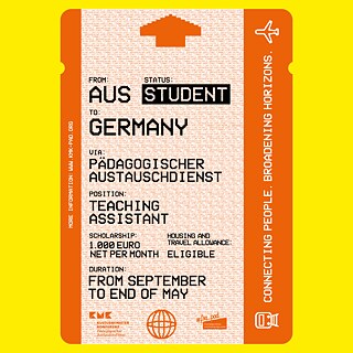ticket showing the important information for the language assistant program