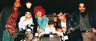 Mesut Özdemir, Gandi Mukli and Erdal Yıldız (Middle) in “Lola und Bilidikid” (Lola and Billy the Kid). Director: Kutluğ Ataman