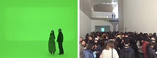 Shanghai, early 2017: The James Turrell exhibition drew huge crowds while she was working at the Long Museum (West Bund). 
