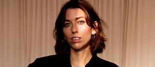 Portræt af den tyske forfatter Anne Sauer. 