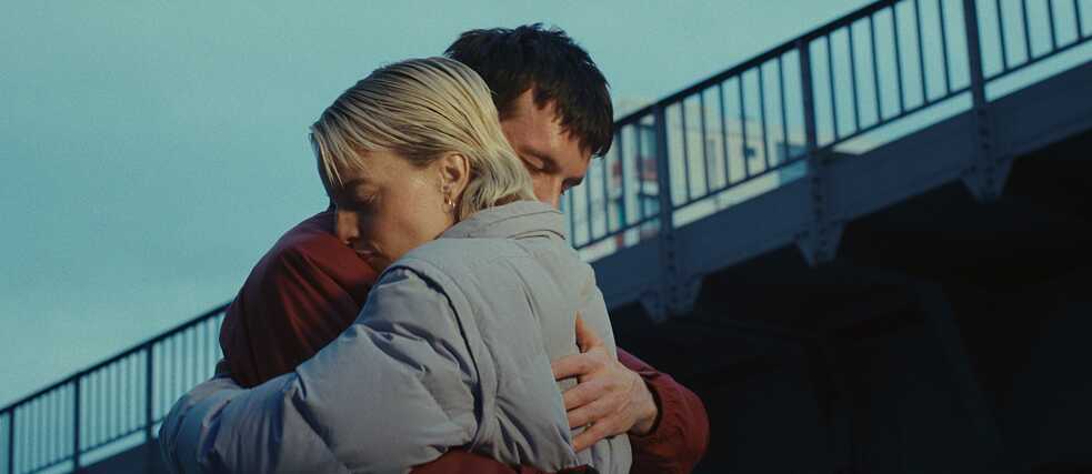   Jannis Niewöhner and Sylvaine Faligant in “Allegro Pastell”. Director: Anna Roller