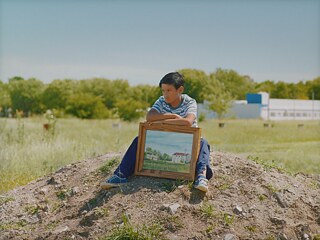 "El Tren Fluvial". Argentina, 2026. Dirección: Lorenzo Ferro, Lucas A. Vignale. En la foto: Milo Barría. Berlinale, Perspectivas, 2026.