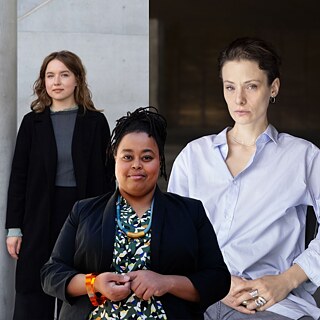 Ulrika Flink, Katrin Bauer und Marit Lena Herrmann 