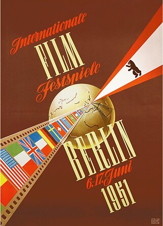 Berlin International Film Festival Poster, 1951. 