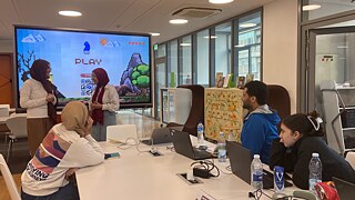 Testing & Präsentation– Playtests, Story-Feinschliff und Präsentationstraining mit Mohamed Farouk, Aya Khaled und Merna Tarek