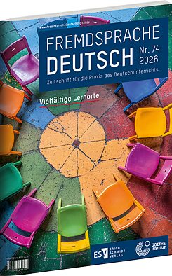 Cover der Ausgabe "Vielfältige Lernorte" der Zeitschrift Fremdsprache Deutsch