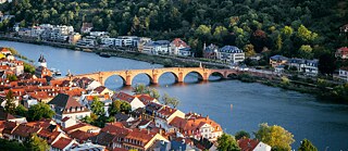Become a friend of the Goethe-Institut in the UK: A bridge connects two towns in Germany