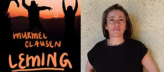 Buchcover "Murmel Clausen, Leming" und Foto der Übersetzerin Isabelle Liber