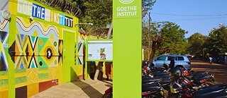 Eingang vom Goethe-Institut Ouagadougou