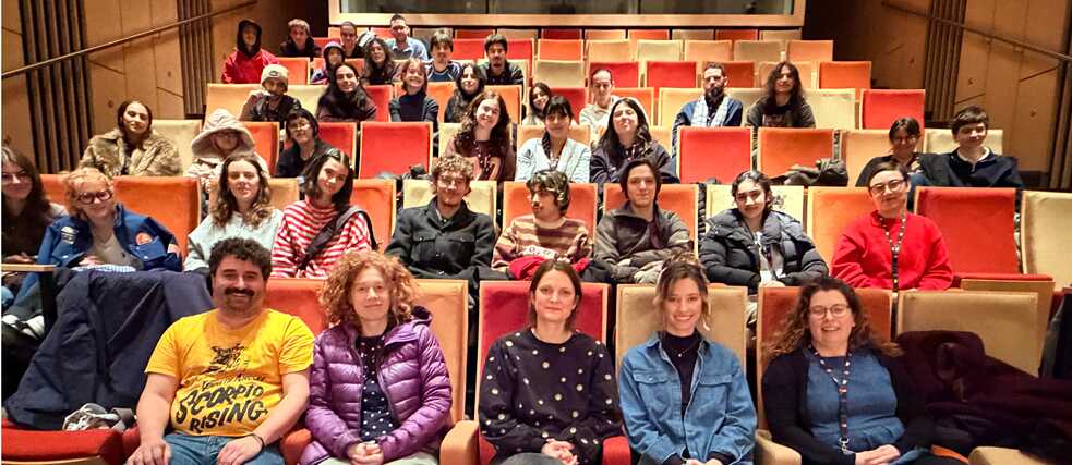 Gruppenfoto: Berlinale Blogger*Innen 2026 Kanada mit Geneviève Dulude-De Celles