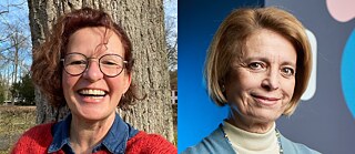 Porträts Margit Auer (links) und Isabel Alçada (rechts)