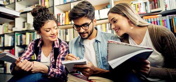 Studenten diskutieren