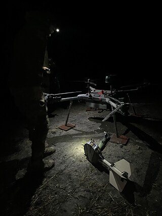 Heavy Shot, štvormotorový ukrajinský dron – bombardér, jeden z populárnejších modelov.