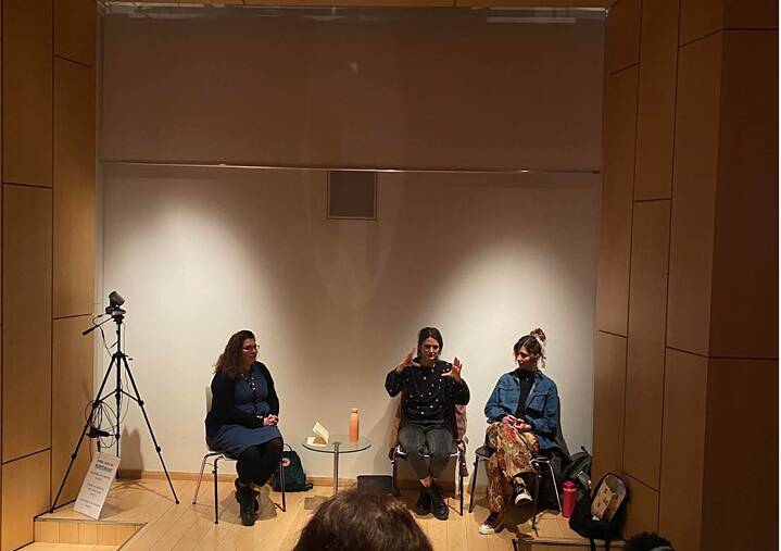 Conference with Geneviève Dulude-De Celles